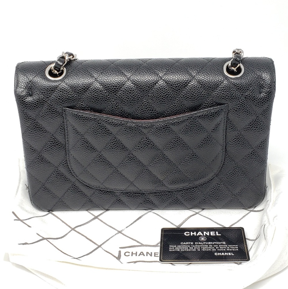 CHANEL Medium Classic Double Flap Caviar NWOT - Picture 2 of 8